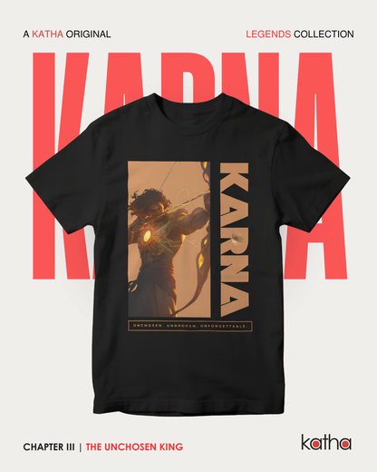 Unisex Karna Cotton T-Shirt – Legends Collection | Katha