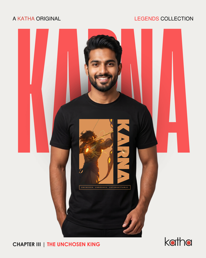 Unisex Karna Cotton T-Shirt – Legends Collection | Katha