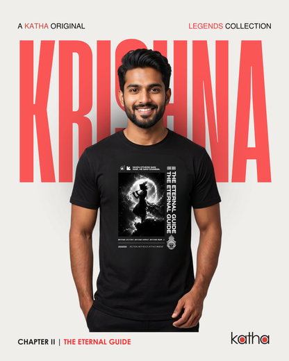 Unisex Krishna Cotton T-Shirt – Legends Collection | Katha