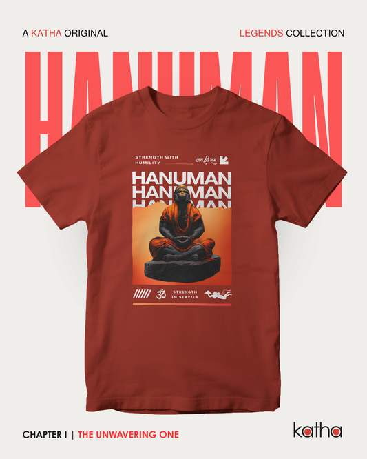 Unisex Hanuman Cotton T-Shirt – Legends Collection | Katha